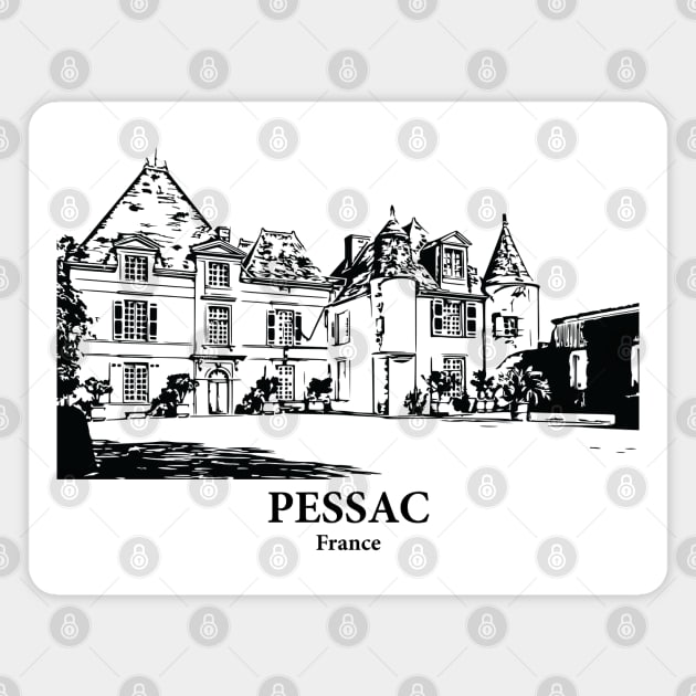 Pessac - France Magnet by Lakeric